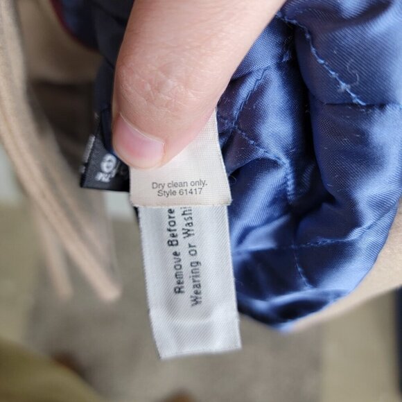 J. Crew Wool Peacoat Double Breasted Thinsulate Interior Tan Old Money Staple - Picture 7 of 11
